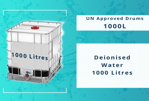 Deionised Water IBC 1000 Ltrs (AC02)